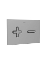 Roca PL6 Dual nyomólap, 2 mennyiséges öblítéshez, szürke A89