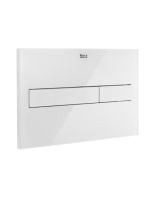 Roca PL7 üveg dupla nyomólap matt fehér A890188309 - Fürdősz