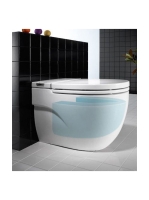 Roca Meridian álló WC csésze integrált tartállyal és ülőkéve