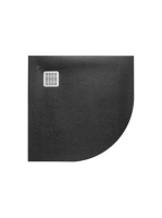 Roca Terran íves zuhanytálca 90x90 cm, csúszásgátló felülett