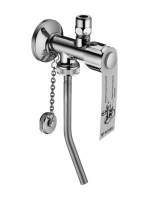 Schell próbavételi sarokszelep, króm 038350699 - Fürdőszoba