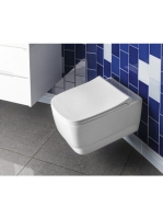 Sapho Bello Rimless szögletes fali WC-csésze 35,5x53 Fehér 1