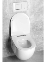 Sapho Brilla fali WC csésze rimless 35,5x53 cm, fehér 100614