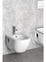 Sapho Brilla fali bidé 36,5x53 cm, fehér 100624 - Fürdőszoba
