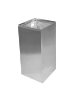 Bemeta Hotel szemetes kosár 75l, matt inox 101915135 - Fürdő