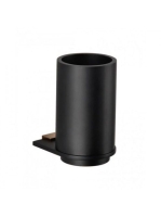 Bemeta Galla fali fogkefe tartó, matt fekete/réz 108110010 -