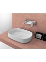 Sapho Infinity Oval kerámiamosdó 55x36 cm, fehér 10NF65055 -