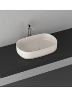 Sapho Infinity Oval kerámiamosdó 55x36 cm, matt elefántcsont