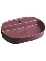 Sapho Isvea Infinity pultra szerelhető kerámia mosdó 60x40 e