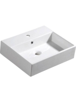 Sapho Isvea Purity kerámia mosdó, 50x42 cm, fehér 10PL50050