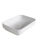 Sapho ISVEA Sott Aqua kerámia mosdó 50x38 cm, fehér 10SQ5105