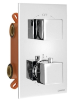 Sapho Latus falba építhető 2 irányú termosztátos zuhany csap