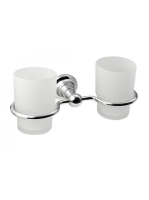 Sapho Diamond dupla pohár tartó, króm 1317-05 - Fürdőszoba -