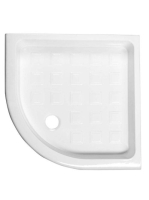 Sapho Kerasan Retro íves zuhanytálca 90x90x20 cm, fehér 1339