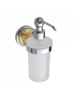 Bemeta Retro szappanadagoló 230 ml, króm/arany 144209018 - F