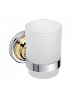 Bemeta Retro Pohártartó, króm/arany 144210018 - Fürdőszoba -