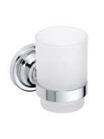 Sapho Retro fali Pohártartó, tejüveg/króm 144310012 - Fürdős