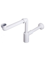 Sapho Bruckner Crono Helytakarékos mosdó szifon, fehér 151.1