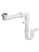 Sapho Bruckner helytakarékos mosogatószifon, fehér 155.125.0