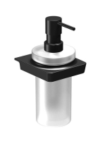 Sapho Zen szappanadagoló 250ml, fekete 166466 - Fürdőszoba -