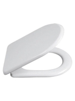 Sapho Lena WC-ülőke Soft Close, Inox pánttal, fehér 1703-113
