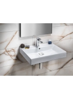 Sapho Kare kerámia mosdó 60x46cm, fehér 17060 - Fürdőszoba -