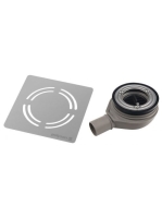 Polysan Flexia Geberit zuhanytálca szifon 90 mm, DN40, inox