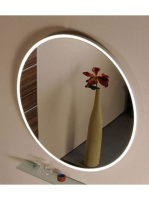 Sapho Float 60 cm kerek tükör LED világítással 22559 - Fürdő