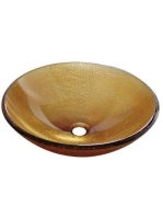 Sapho Beauty üvegmosdó 42x14 cm, méz 2501-03 - Fürdőszoba -