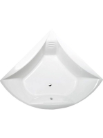 Polysan Bermuda akril sarokkád 165x165 cm, fehér 29219 - Für