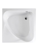 Polysan Carmen Deep zuhanytálca lábszerkezettel 90x90x30 cm