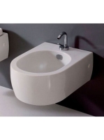 Sapho Kerasan Flo fali bidé 36x20x50 cm, 1 furattal, fehér 3