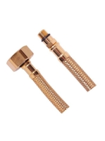 Sapho felxibilis bekötőcső 35 cm, arany 33415 - Fürdőszoba -