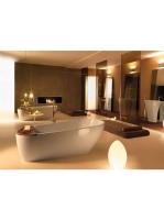 Sapho Kerasan Aquatech szabadonálló kád 170x70cm, fehér 3750