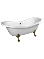 Polysan Charleston szabadonálló kád bronz lábakkal 188x80 cm