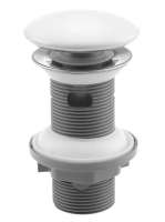 Sapho Isvea klik-klak mosdólefolyó, fehér kerámia fedéllel 3