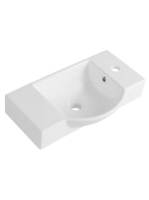 Sapho Small Litos kerámia mosdó 55x32cm, fehér 4077 - Fürdős