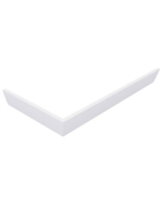 Polysan Karia/Varesa jobbos sarokelőlap 90x70x11 cm fehér 44