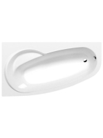 Polysan Naos aszimmetrikus akril kád 180x100 cm, balos 46111