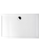 Polysan Karia öntött márvány 110x80 zuhanytálca fehér 46511