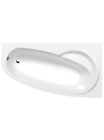 Polysan Naos aszimmetrikus akril kád 180x100 cm, jobbos 4711