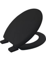 Nofer WC ülőke fedéllel, fekete 5000AR047 - Fürdőszoba - Sza