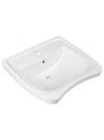 Sapho Disabled 60x55cm kerámia mosdó, fehér 5160 - Fürdőszob