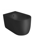 Sapho Kerasan Nolita fali bidé 35x55 cm, matt fekete 532531