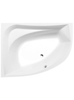 Polysan Tanya aszimmetrikus akril kád 160x120 cm, balos 6511