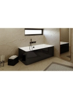 Polysan Marlene Monolith jobbos kád 175x75x63 cm, lekerekíte