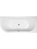 Polysan Viva aszimmetrikus akril kád 185x80 cm, jobbos 72129