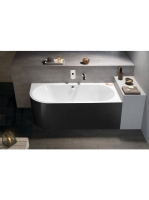 Polysan Viva R Monolith jobbos akril kád 180x75x60 cm, fehér