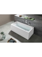 Polysan Lily akril kád 140x70x39 cm, fehér 72201 - Fürdőszob