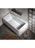 POLYSAN Marlene Monolith Balos akril kád 165x75 lekerekített